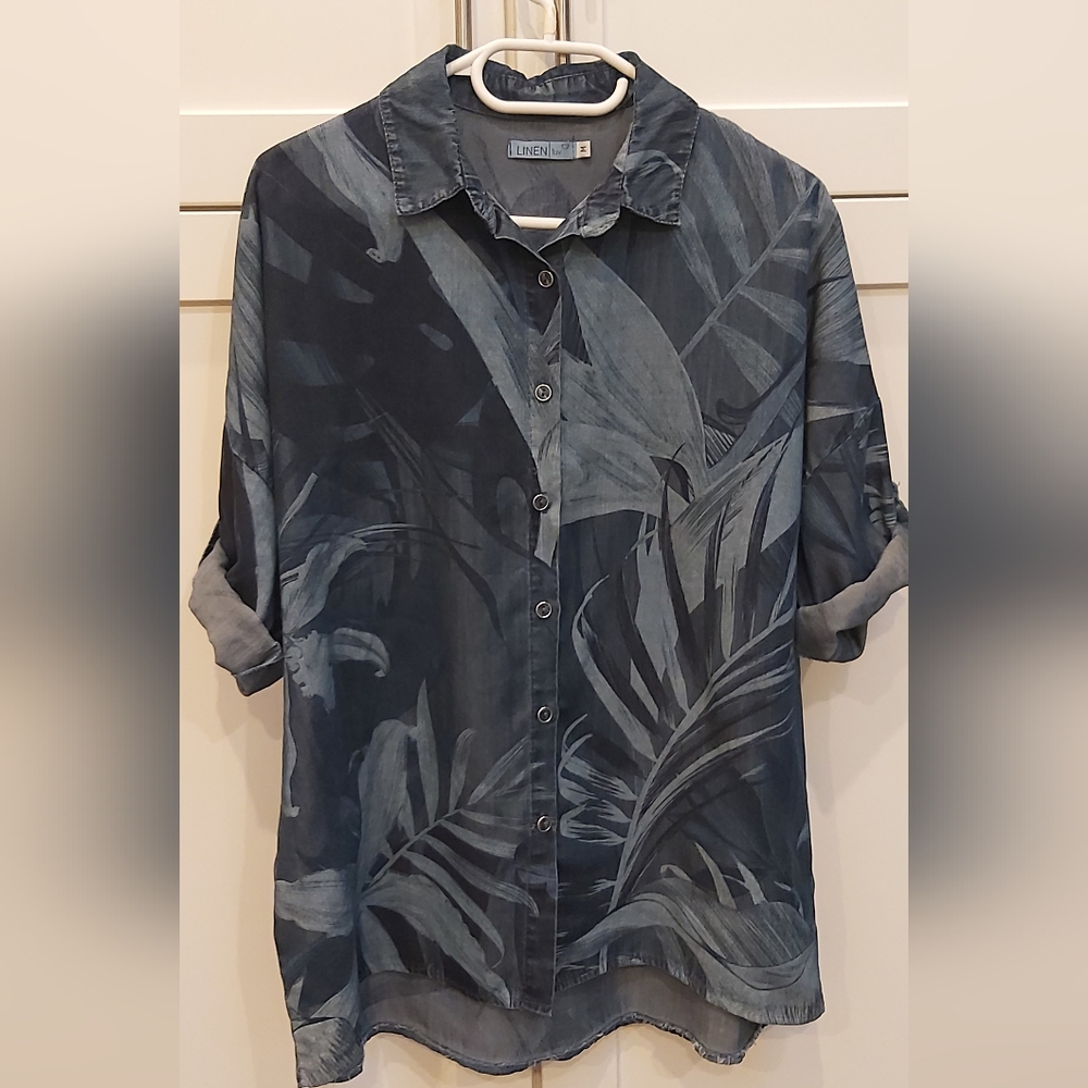 🌼 Linen Luv Button-Up Shirt